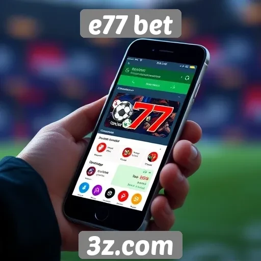 Acessibilidade do site e77 bet em dispositivos móveis